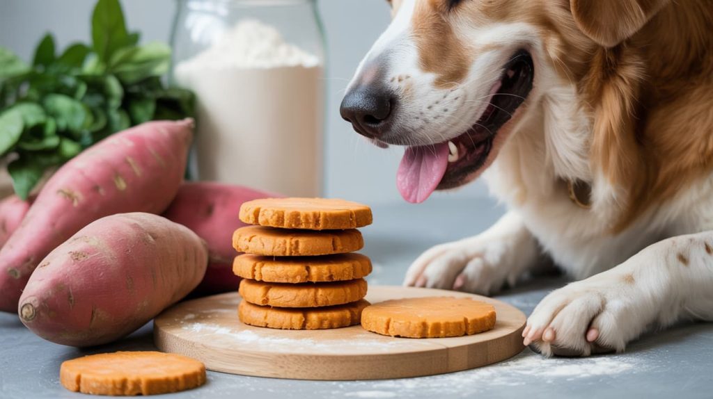 Sweet Potato Dog Cookies